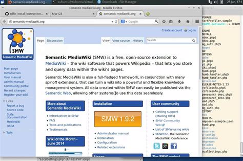 Installing Semantic Mediawiki With The Rdfio Extension On Xubuntu 14 04