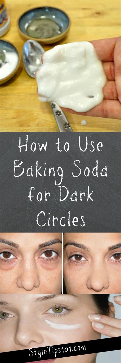 How To Use Baking Soda For Dark Circles