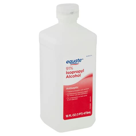 Equate 91 Isopropyl Alcohol Antiseptic 16 Fl Oz