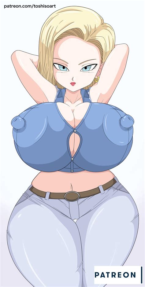 Rule 34 1girls Android 18 Blonde Hair Blue Eyes Breasts Cameltoe