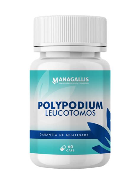 Polypodium Leucotomos 250mg 60 Cápsulas Farmácia Anagallis