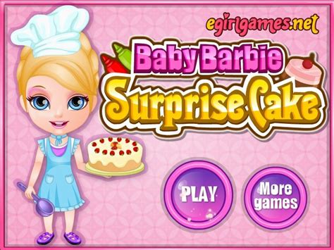 Barbies Daughter Cooks The Cake Game Fun Girls Games
