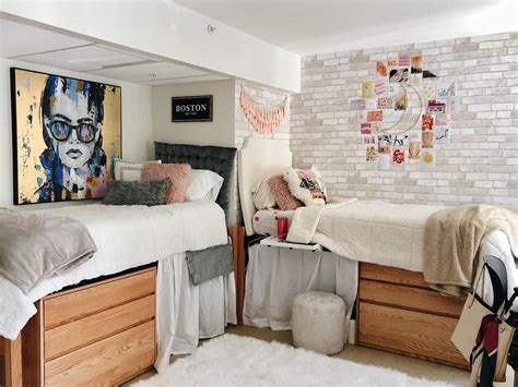 So Cozy Dorm Room Decor Shared Rooms Headboard