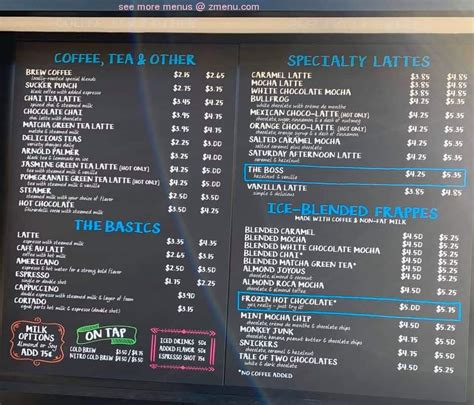 Menu At Perky Beans Coffee And Pb Cafe Leander Us 183