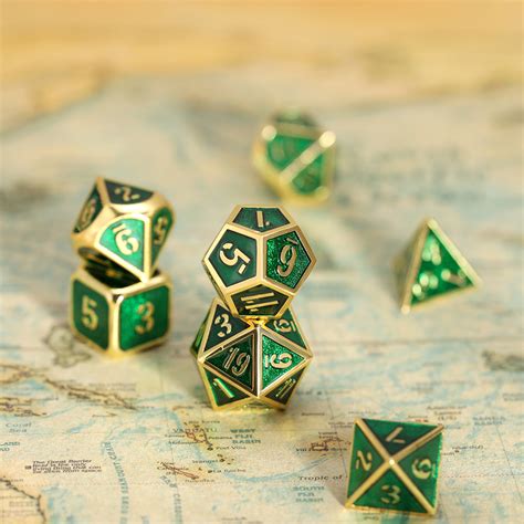 Personalized Metal Dice Set For Dnd Gamers