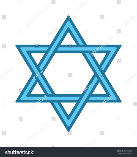 Shalom Hebrew Blue Jew Star Of David Card Vector Jew Star Symbol