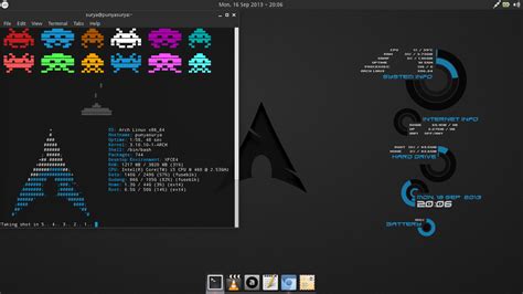 Cool Blue Arch Linux With Xfce By Popilol On Deviantart