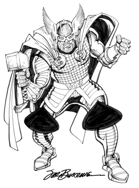 Thor By Sal Buscema In Wayne Turners Marvel Comics Commissions