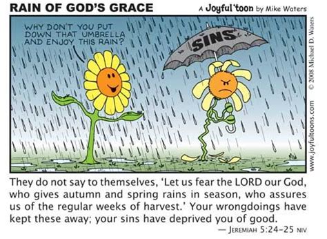 A Comic Strip With Two Sunflowers In The Rain