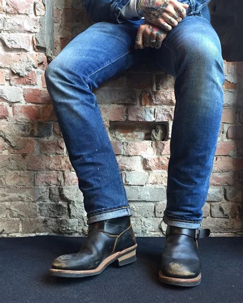 The strong leather construction features goring and a buckle at the top of the shaft for an red wing shoes is legendary for producing tough, durable footwear that can handle any challenge. Related image | Engineer boots, Mens boots fashion, Boots