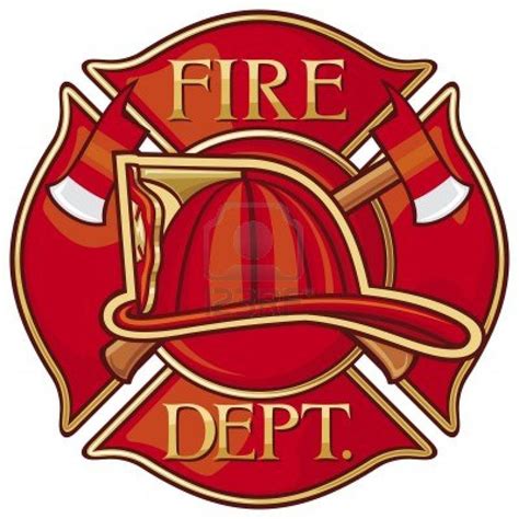 Fire Department Or Firefighters Maltese Cross Symbol Firefighter Symbol