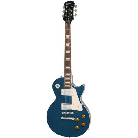 Guitarra Les Paul Standard Plus Top Pro Epiphone Azul Translucent