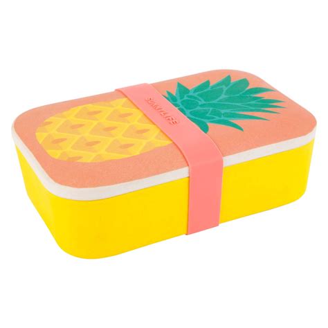 Boîte à Déjeuner Lunch Box Motif Ananas Lunch Box Pineapple