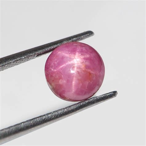 Natural Star Ruby Cabochon Red Star Ruby Gemstone Untreated Etsy