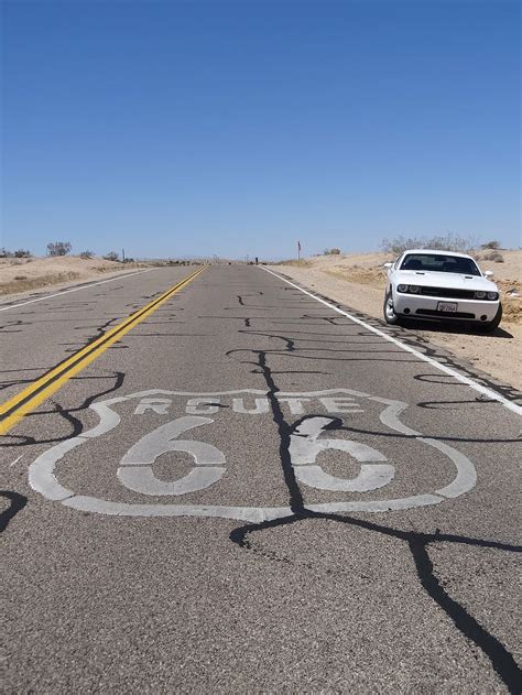 Hd Wallpaper Route 66 Road Car Travel Usa Sign America Trip