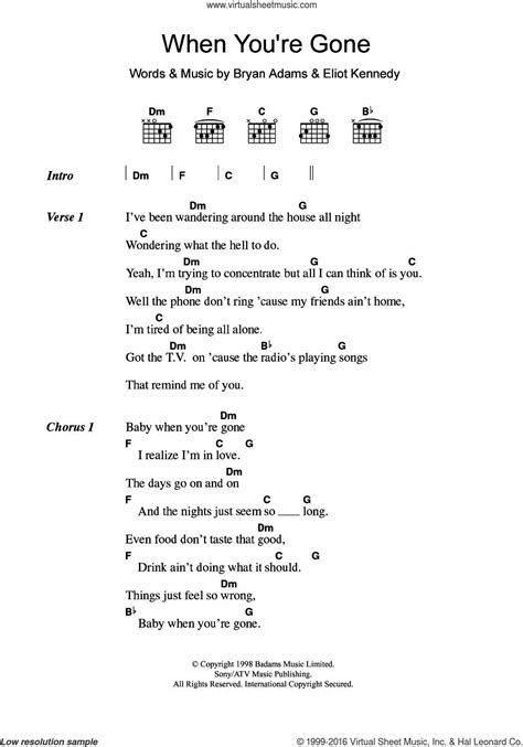 Heaven Bryan Adams Guitar Chords