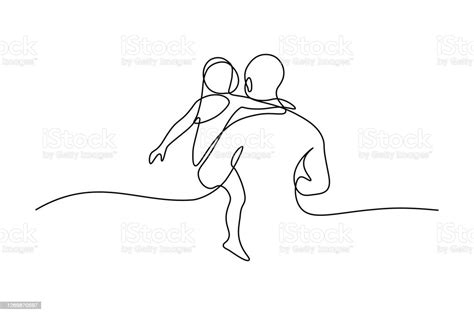 Father With Daughter Stock Illustration Download Image Now Istock
