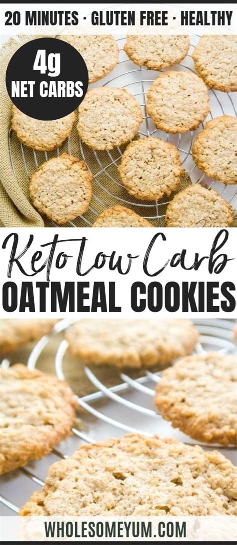 I came up with this version by using some of the same ingredients from my favorite breakfast smoothie. Sugar-free Oatmeal Cookies (Low Carb, Gluten-free) | Sugar ...