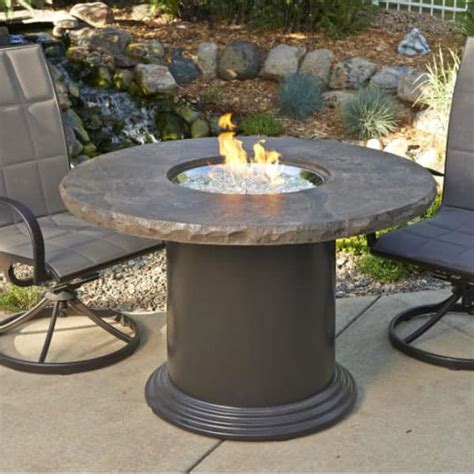 Dining height fire pit table ,outdoor fire pit furniture ,dining fire table ,gas fire ring ,patio fireplace table ,outdoor furniture ,gas fire pit tables on sale. Colonial Fire Pit Table - Dining Marbleized