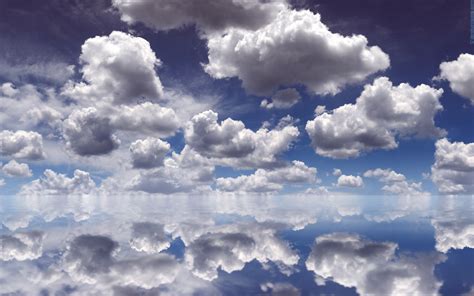 Download Reflection Sky Blue Lake Nature Cloud Hd Wallpaper By Derek