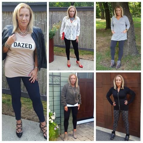 This Is How Women Over Fifty Can Wear Long Lean Leggings Womens