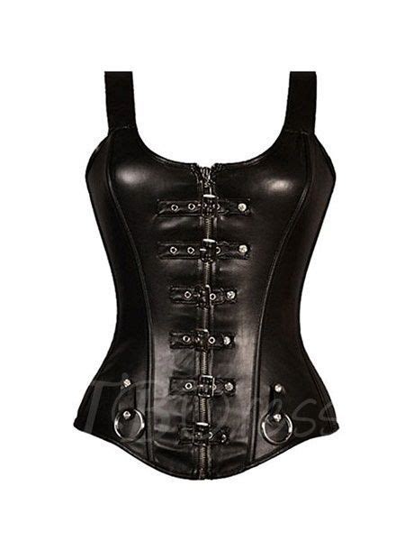 Pin By One Way On Corset Outfit Black Leather Corset Leather Corset