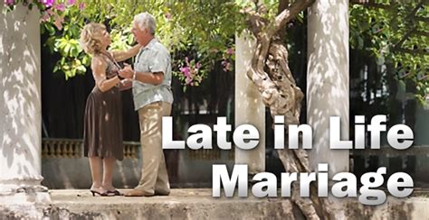 marriage later in life statistics