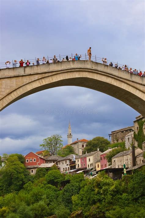 Vieux Pont De Mostar Bosnie Herzégovine Photo éditorial Image Du