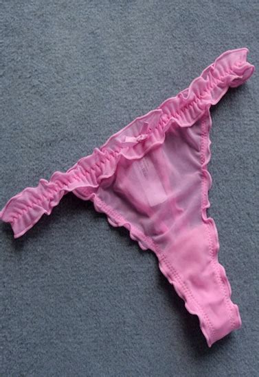 Sexy T Back Ultra Thin Pink G String Snazzy