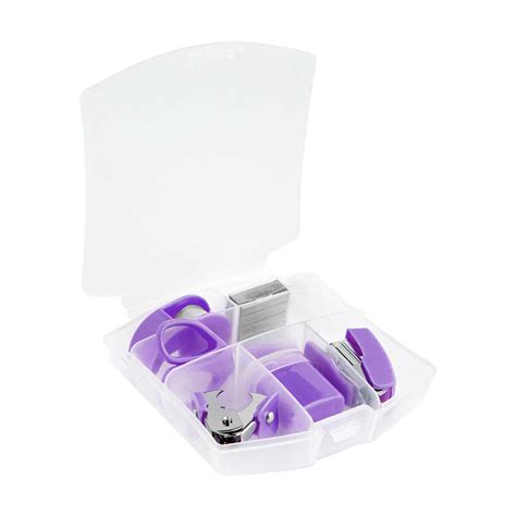 Ryder And Co Purple Office Desk Accessory Kit 7 Pieces
