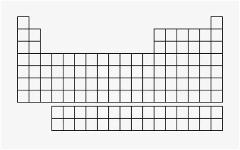 Printable Periodic Table Of Elements Blank Lowork