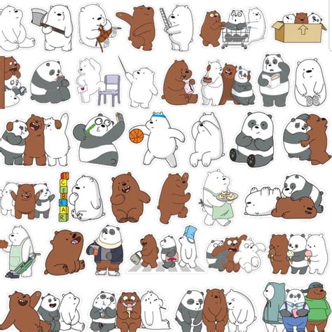 We Bare Bears Sticker By Plushism In 2020 We Bare Bea