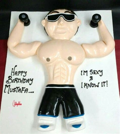 muscle man cake cakes for men birthday birthdays