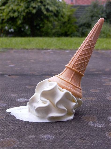 dropped ice cream ice cream art food sculpture ice cream