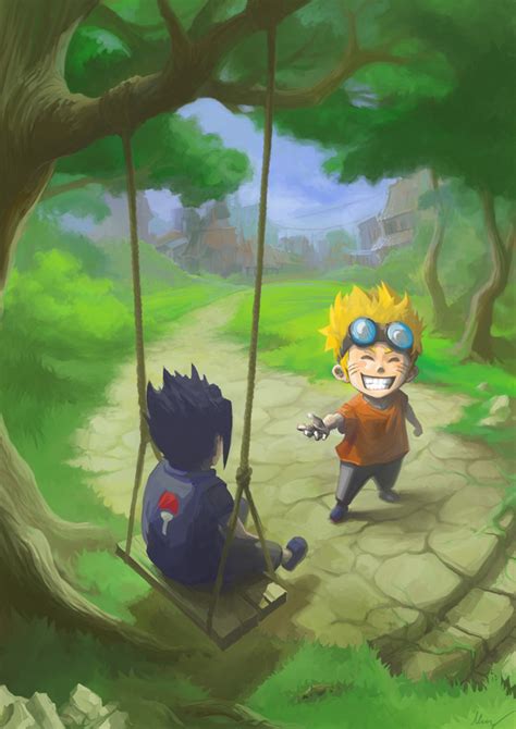 Naruto And Sasukes Future Daily Anime Art