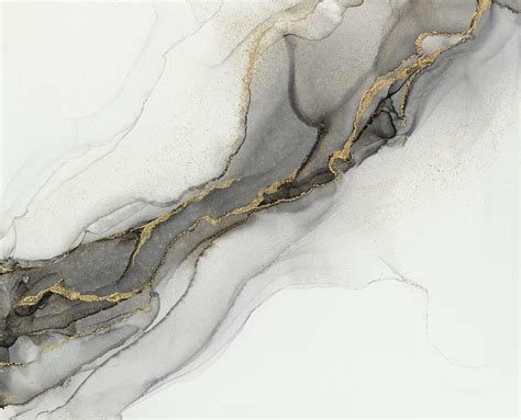 Marble Texture Grey And Gold Painting By Olga Shvartsur Pixels Merch