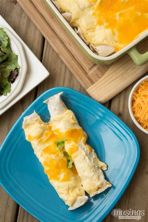 Creamy Chicken Enchiladas Musings From A Stay At Home Mom Creamy