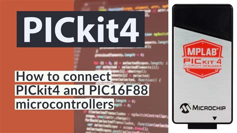 Pickit And Pic F Wiring Connections For Icsp Youtube