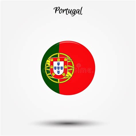 Flag Of Portugal Icon Stock Illustration Illustration Of Europe