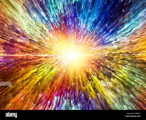 Burst Of Colors Stock Photo Alamy