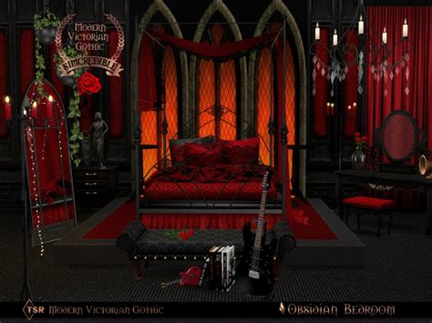 The Sims Resource Modern Victorian Gothic Obsidian Lighting Vrogue