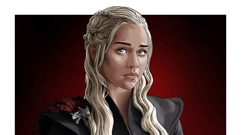 Daenerys Targaryen Game Of Thrones Digital Art Wallpaperhd Tv Shows