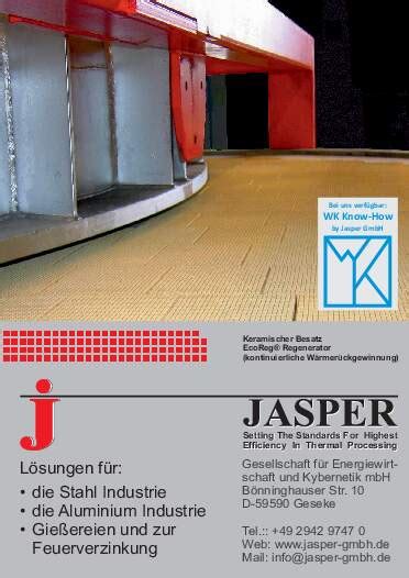 Anzeige Jasper Ausgabe 10 2022 Stahl Technik