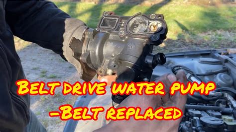 2 0t Audi VW Water Pump With Belt Replacing Repairing LEAKING Coolant