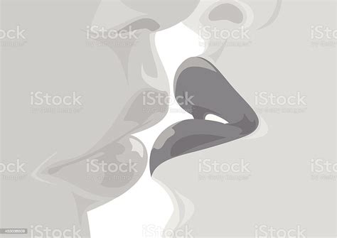 Kissing Lips Stock Illustration Download Image Now Istock