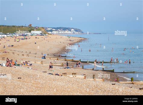 Bexhill 0n Sea Beach East Sussex England Uk Stock Photo