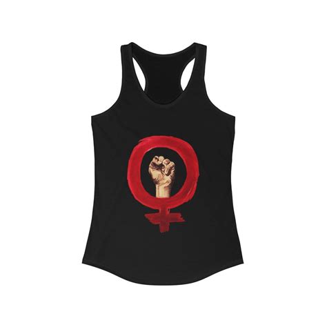 Feminist Women’s Tank Top “woman Power Art” Femen Shop