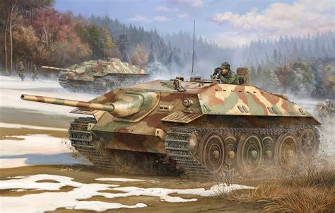 German E 25 Artwork Tank Destroyer Wwii Vehicles Military Vehicles