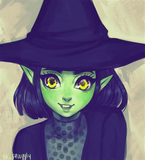 artstation cute witch