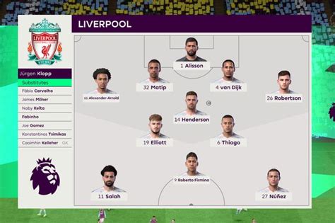 We Simulated Aston Villa Vs Liverpool To Get A Premier League Score
